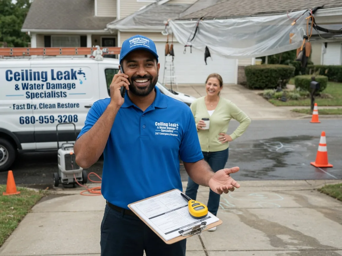 Ceiling Leak Cleanup Bogata, TX FAQs